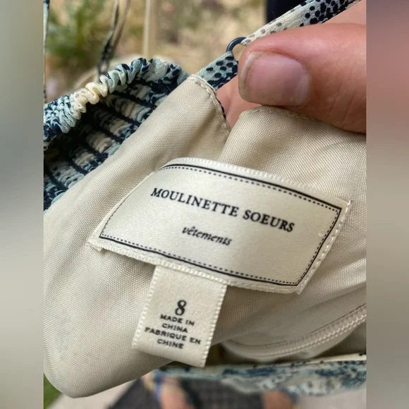 Moulinette Soeurs Anthropologie Silk Sangrette Dress‎ - 8 - Picture 3 of 5